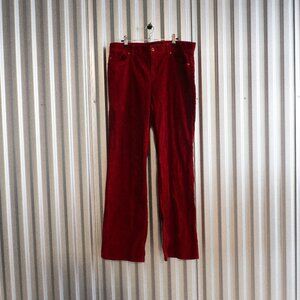 Talbots red corduroy pants (12)